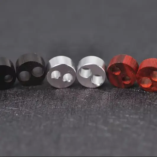 DIY upgrade cable earphone cable distributor split slider aluminum sandalwood