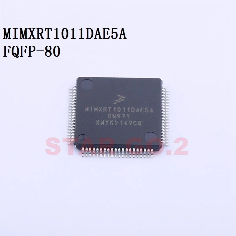 2PCSx MIMXRT1011DAE5A FQFP-80  Microcontroller