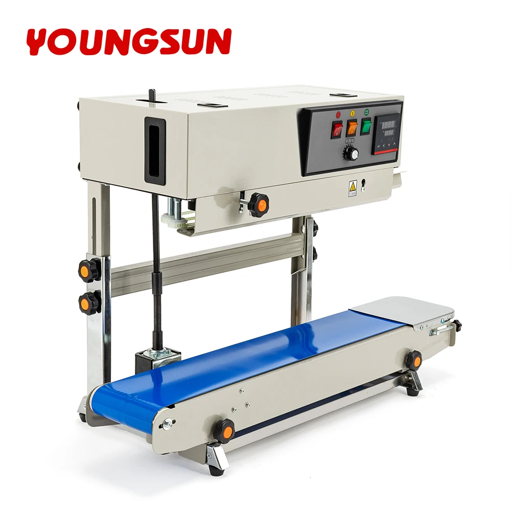 YOUNG SUN FR900 Plastic Pouch Heat Sealing Machine cos metic Bags 23cm High Vertical Sealing Machine Pouch Sealing Machine