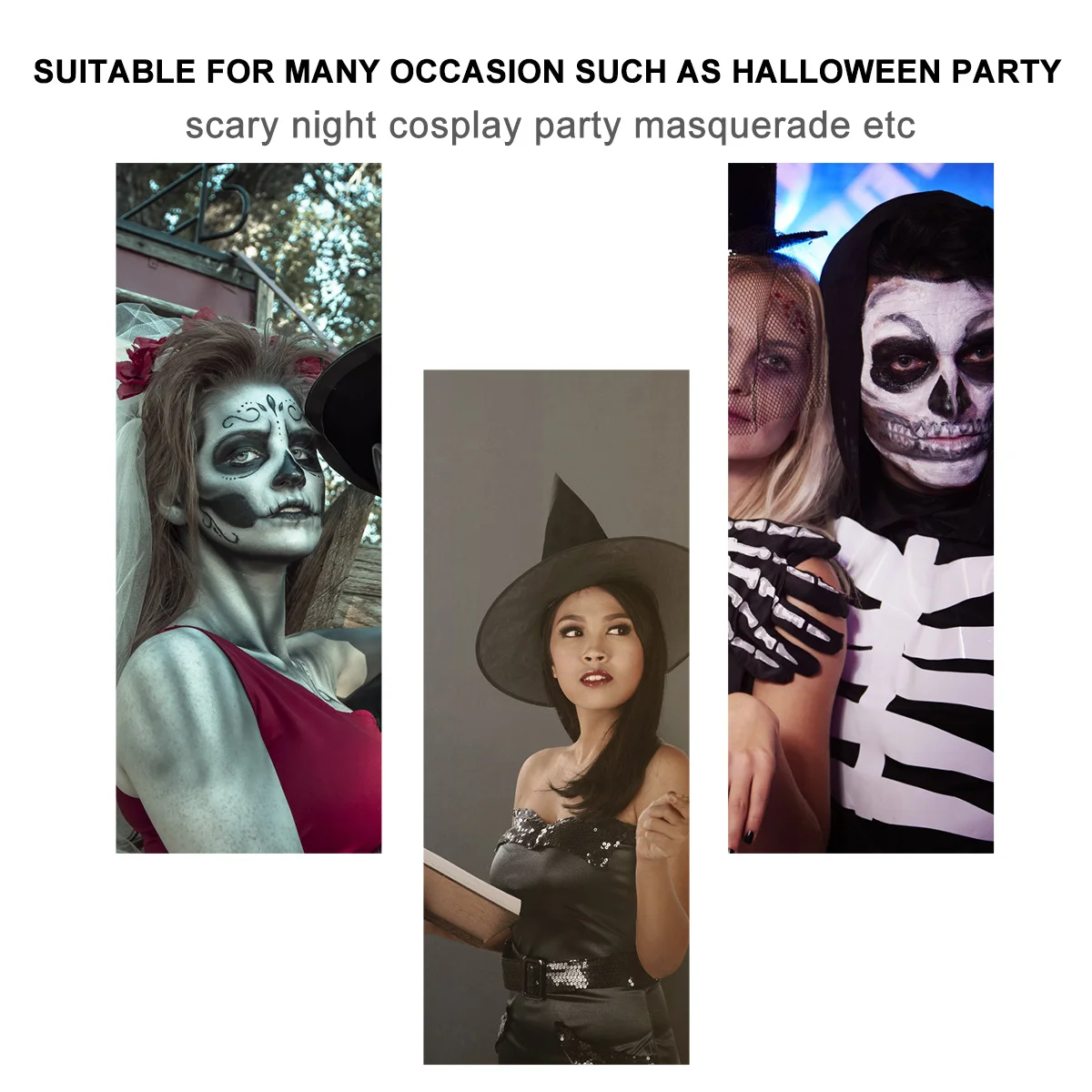 11 قطعة الرعب غيبوبة الساحرة أصابع الأظافر وهمية هالوين تأثيري حفلة تنكرية الدعائم مخيف غطاء الاصبع غطاء الأظافر غيبوبة