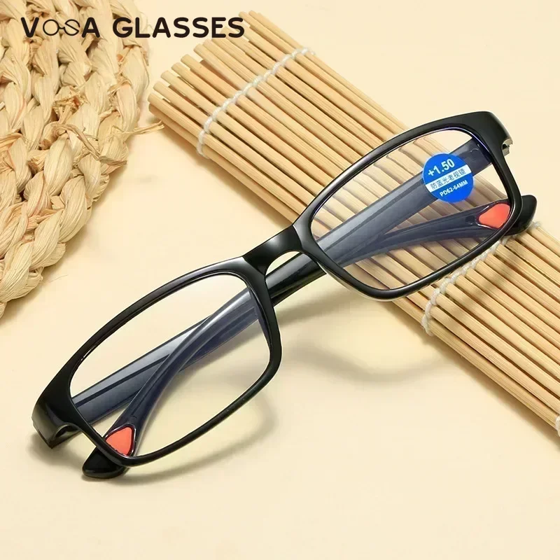 Ultralight Reading Presbyopic Eyewear Anti Blue Rays TR90 Reading Glasses Women Men Computer Reading Optical Eyeglasses