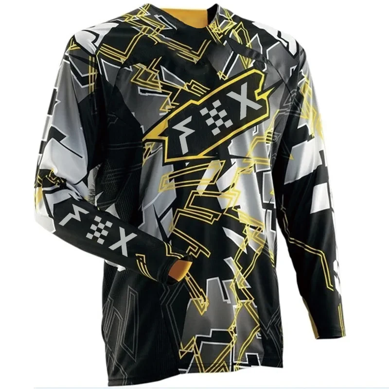 2026 MTB Trikot Herren Radsport-Shirt Bike Motocross Trikot Downhill Trikot Enduro MTB Team Trikot Langarm – Detail 9