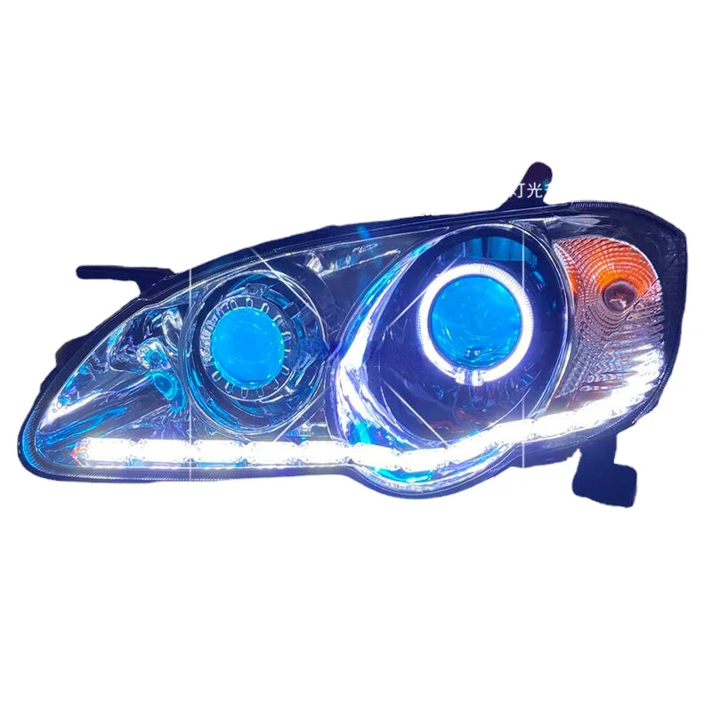 Per BYD F3 2005 2006 2007 2008 2009 2010 2011 2012 2013 gruppo luce per auto lampada allo xeno con lente a doppia luce a LED modificata