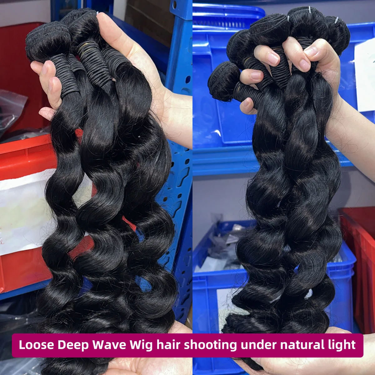 30 Inch Loose Wave Bundles 100% Human Hair Natural Black 14-32 Remy Hair Extensions Raw Hair Bundles For Women 10A Thick Bundles image 3