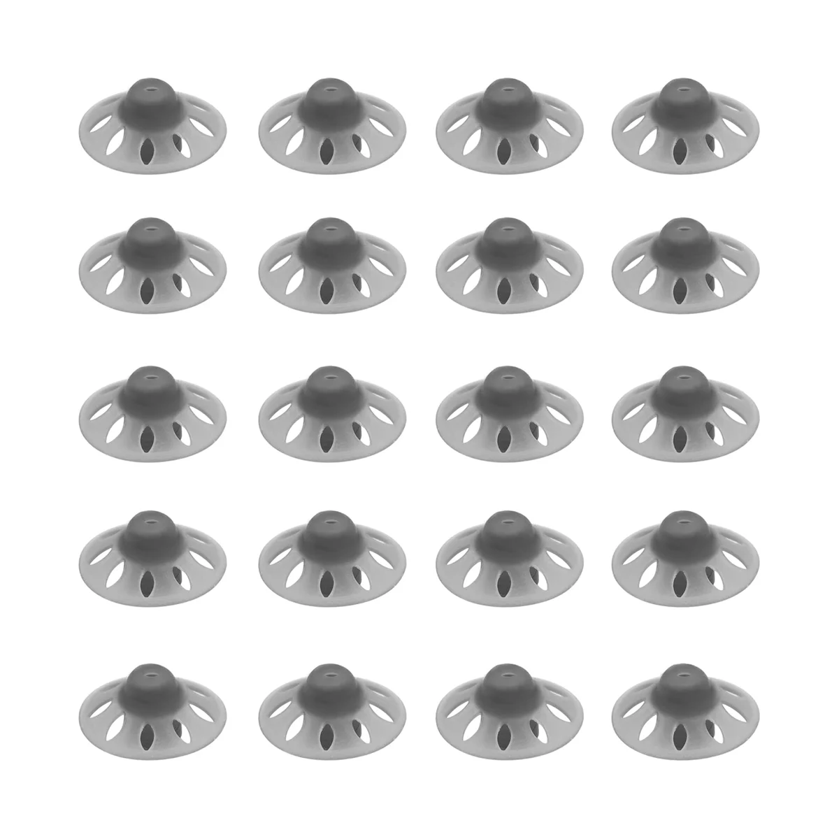 Hearing Aid Domes for Phonak Marvel & Paradise RIC BTE Models SDS 4.0 Large Open Dome 10mm 20 Pcs Pack,Large