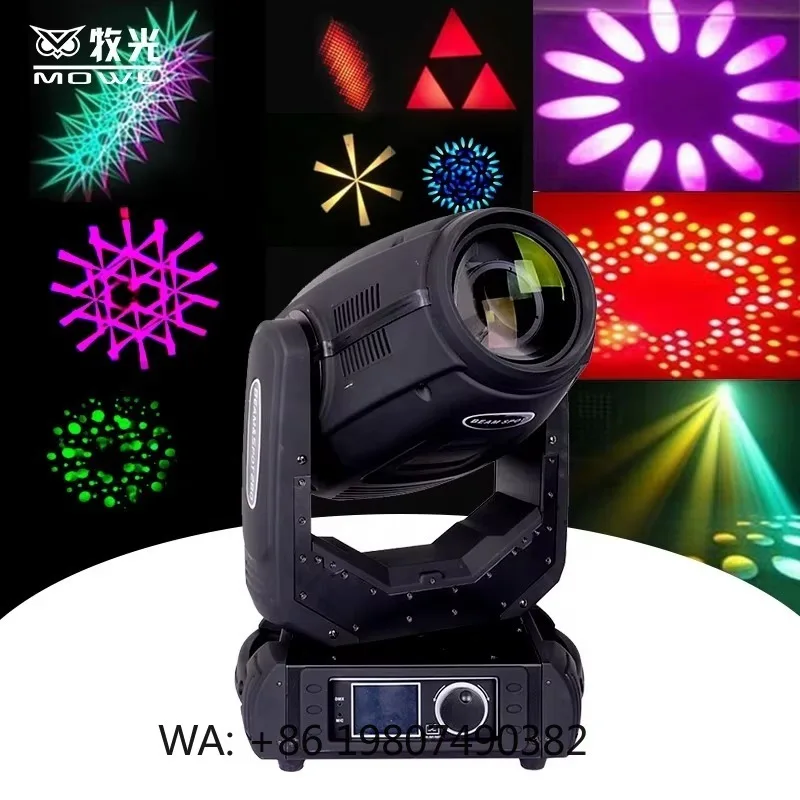280W 10R BSW 3in1 LED Moving Head Projection Light Sharp Beam Spot Wash Fixture for Professional Stage Lighting Projects