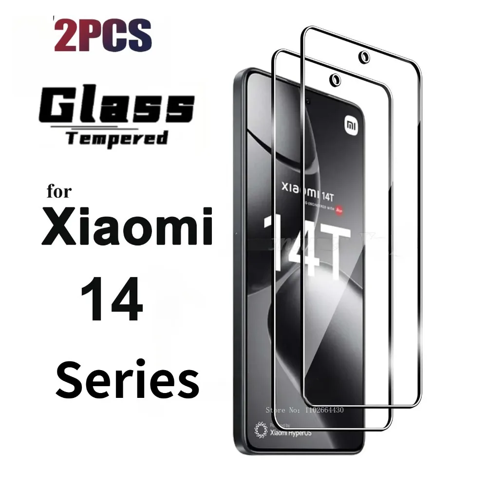 

For Xiaomi 14T Tempered Glass Screen Protector For Xiaomi 14 Series Tempered Glass HD 9H Anti Scratch Case Friendly Anti-Shatter