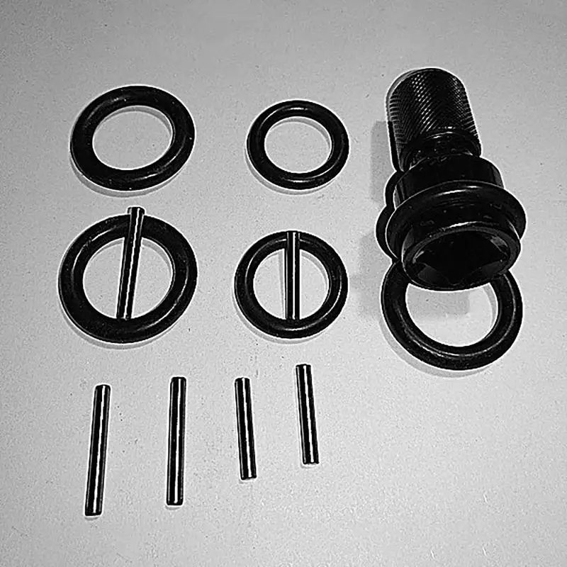 10PCS Impact Socket Replacement Accessory Set Durable O Rings & Pins for 1/2inch Impact Wrench Auto Repair DIY Use
