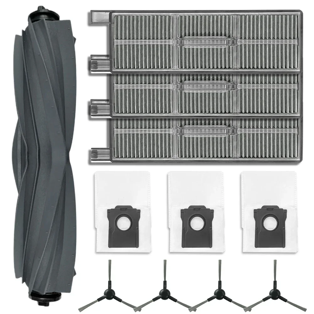 

Improved Cleaning Performance Main Side Brush Filter Dust Bag Kit for Mova G30G30 UltraG30 PROG20 Master Vacuum