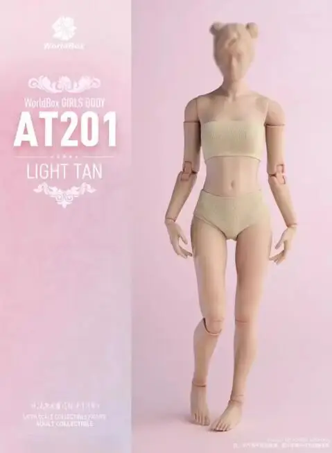 ワールドボックス AT201 AT202 1/6スケール 女性用フレキシブルボディ