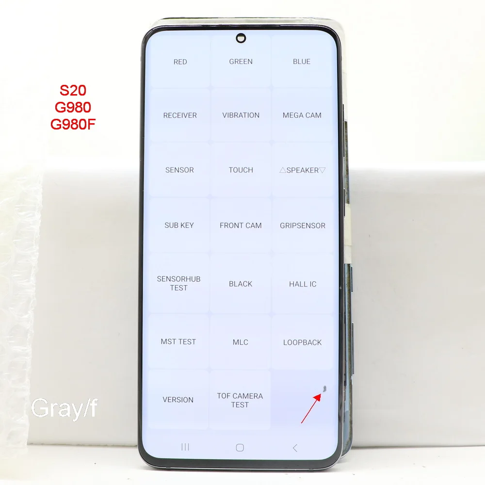 With defects Amoled Lcd For Samsung Galaxy S20 G980 G980F G980F/DS LCD Display Touch Screen Digitizer Assembly Replacement