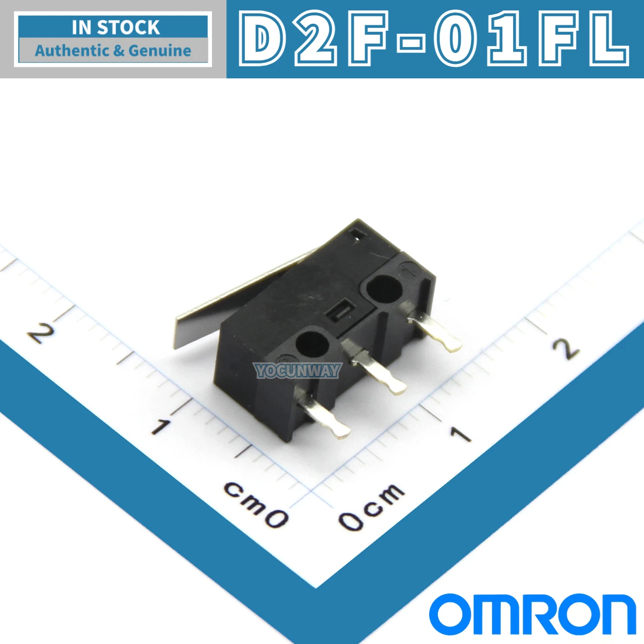 10PCS-100PCS D2F-01FL New Original Micro Switch OMRON Grey Dot Limit Switch Mouse Button Repair Wholesale