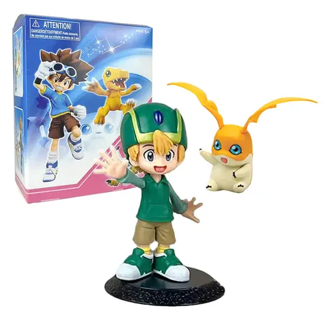 8 st/set Digimon Adventure Tailmon Gomamon Patamon Gabumon Tentomon Palmon Piyomon Agumon Animemodell Leksaksdocka Presenter 12 best sales Funko Pop Digimon - №9
