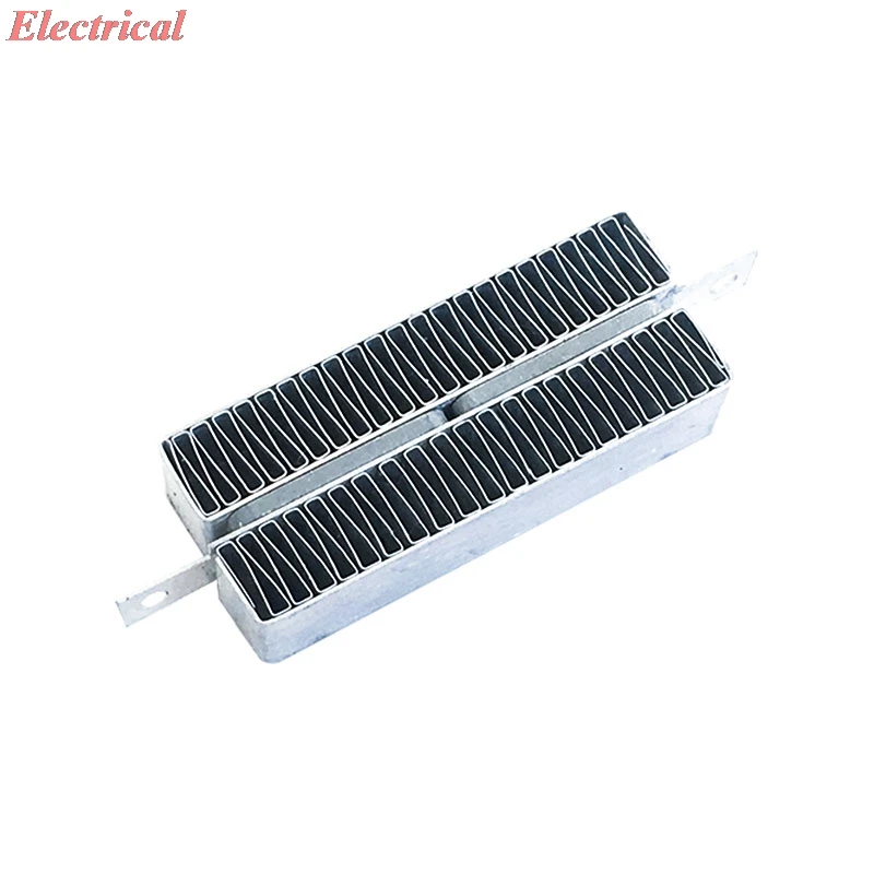 1PC 12V 50W Ceramic PTC Constant Temperature Air Heater Heating Element Corrugated Strip Cast Aluminum Fitting 72*21