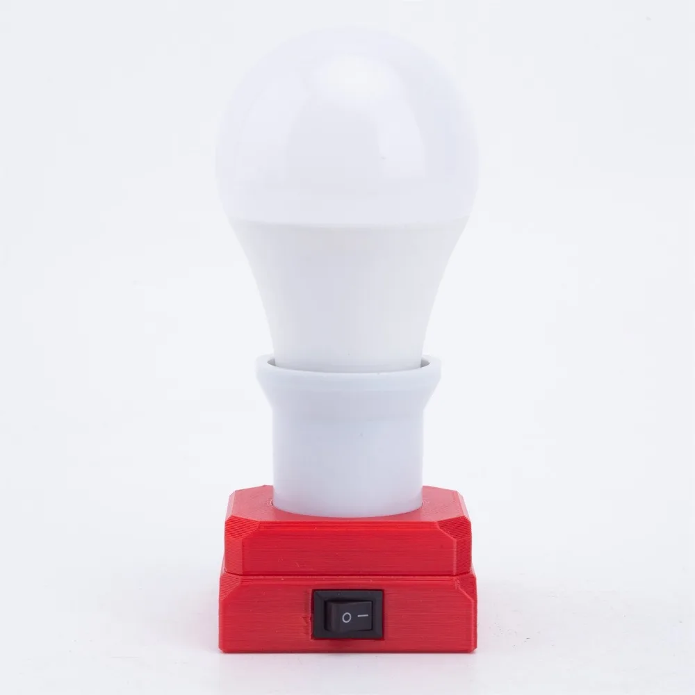 Imagem -04 - Lanternas de Bulbo Branco Led Portátil Suporte da Lâmpada E27 Poder x Mudança Bateria Ozito 18v Li-ion 5w