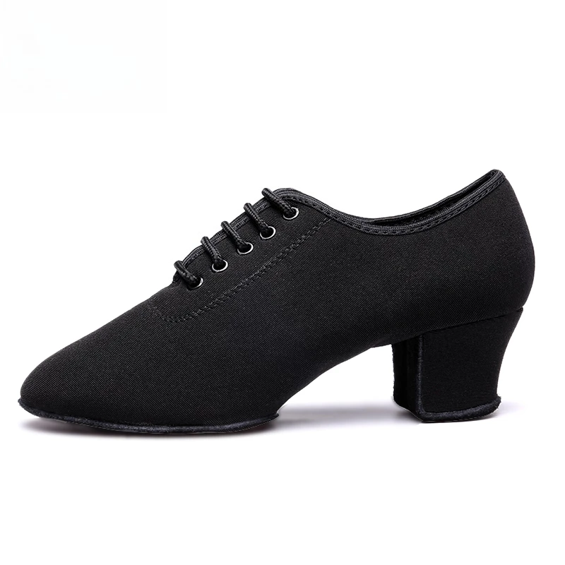 

UK Latin Dance Shoes Women's Mid Heel with Flexible Sole for Teaching & Daily Practice