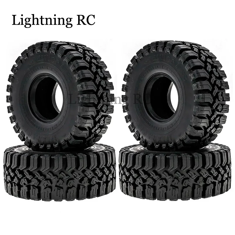 

4pcs 1.9 Inch Rubber Tyre 120*48mm For 1/10 Rc Crawler Car Traxxas Trx4 Axial Scx10 Wraith Scx10 Yikong Rgt Wrangler 1.9 Wheel