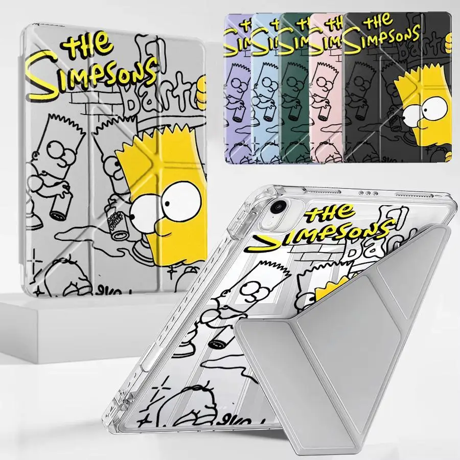 

The Simpsons Anime Y-Fold Holder Cover Tablet Case For iPad Pro 11th 10th 9th 8th 7th 12.9inch Pro 2025 Mini 6 7 Air 4 5 M3 M2 1