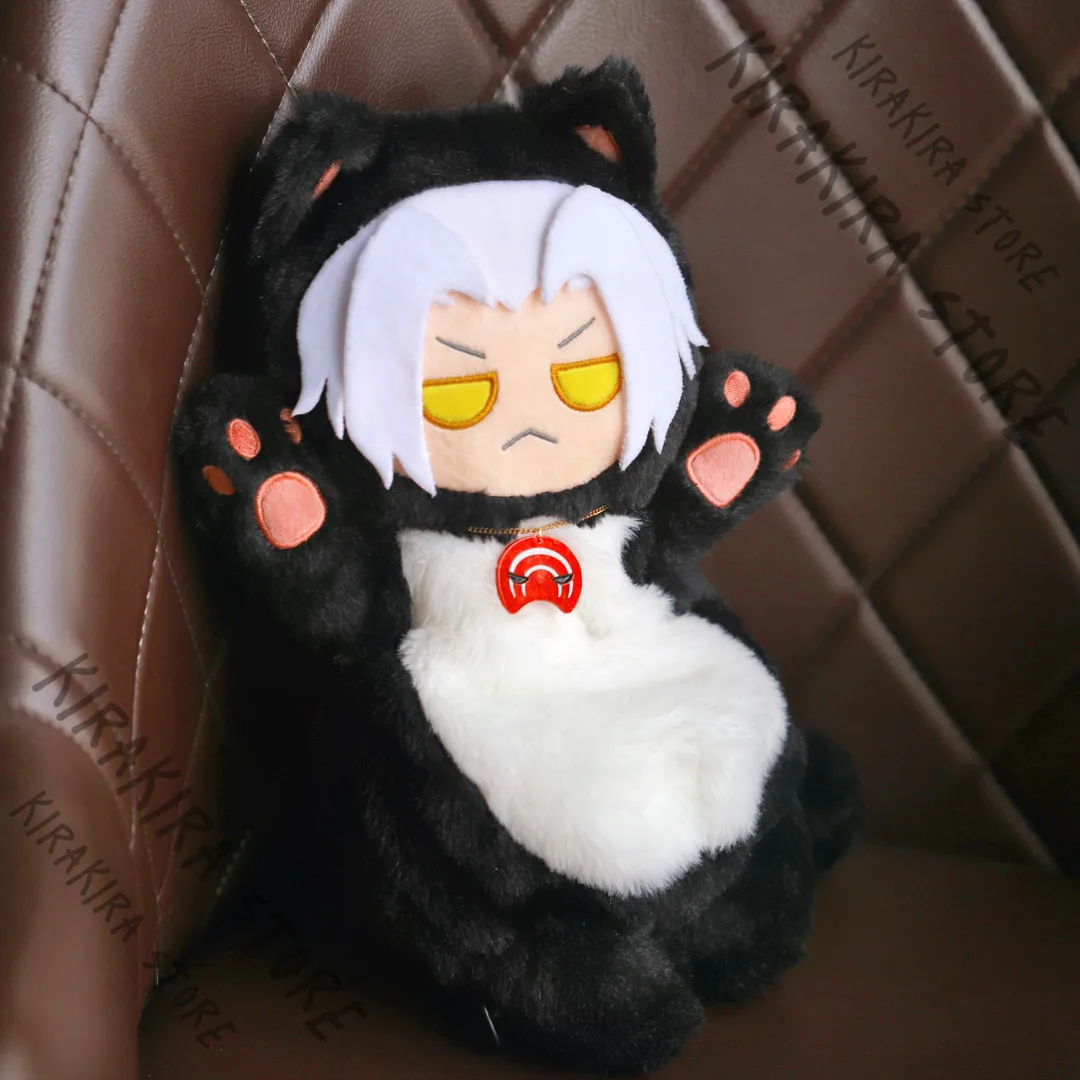 XIVFINAL FANTASY XIV Hades Cat Cotton Bag Anime Shoulder Bags Backpack Maumet Cosplay Q Version Figure Kawaii Mascot Gift