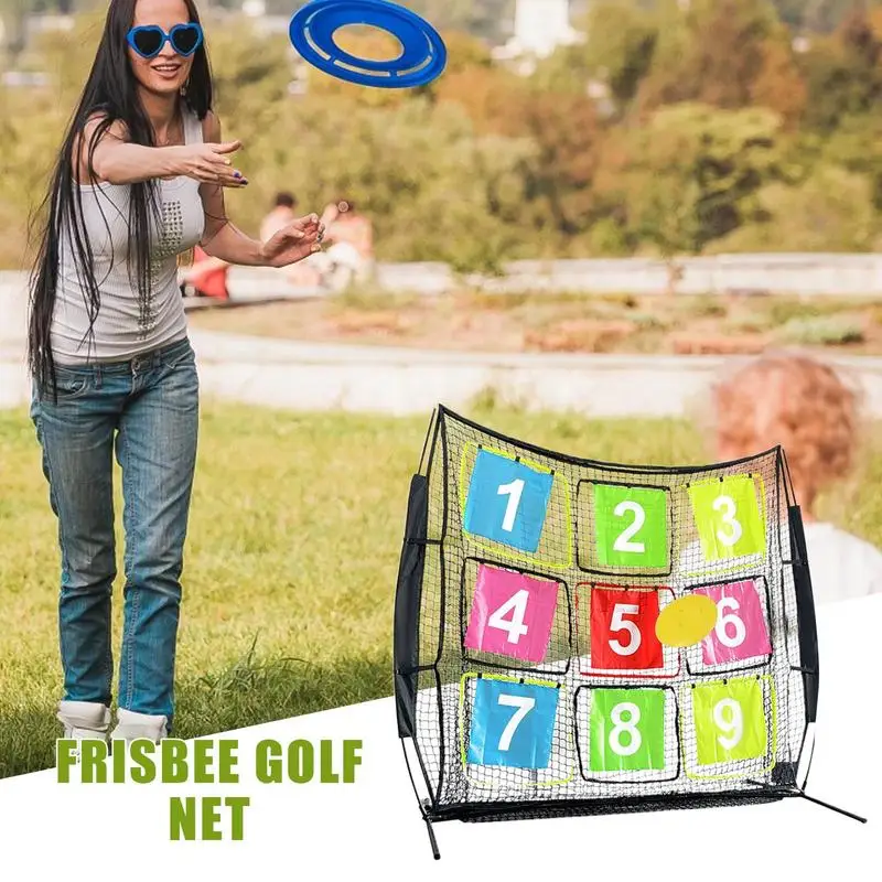 

Disc Golf Net Indoor Disc Golf Target Net With 9 Target Multifunctional Practice Net For Indoor And Outdoor Use Pitching Net