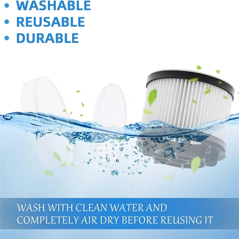 

Набор сменных фильтров A65T для беспроводного пылесоса Levoit LSV-V201-WUS, улучшенная 5-ступенчатая система фильтрации