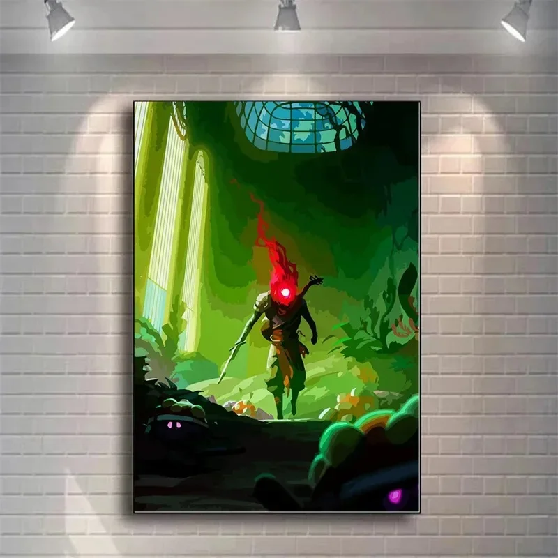 لعبة الكرتون الشكل اللوحة إقتباس ملصق لعبة HD طباعة لاعب غرفة كوادروس الرسم على لوحات القماش الجدارية صورة الصبي غرفة نوم المنزل