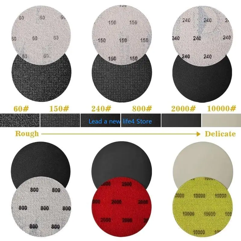 Y55E Car Headlight Polishing Restoration Set Remove Scratches Improve Safety 42PCS