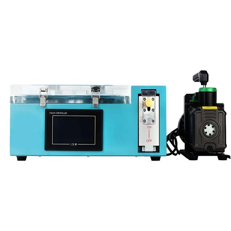 3 IN 1 LCD Screen Laminating Machine Bubble Remover Vacuum Pump for IPhone Watch Flat/Curved Screen Lamination Air Bag Laminator