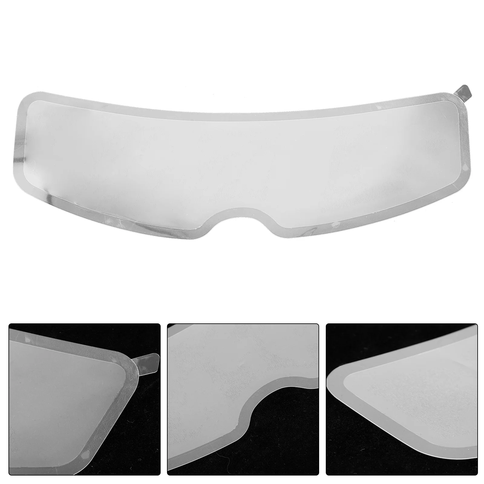 

Motorcycle Anti Fog Rainproof Patch Compatible with Most Visor Types Riding in Heavy Rain Fog Conditions