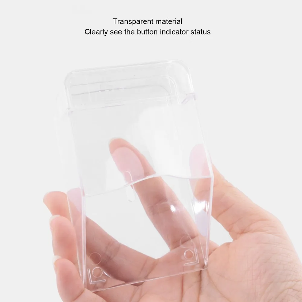 Accessory Waterproof Doorbell Rain Cover Durable Transparent Access Control Rain Cover Fingerprint Lock Cover Snow
