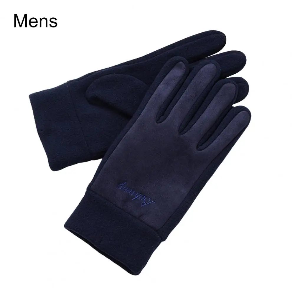 Bicycle Gloves 1 Pair Lightweight Moisture Wicking Washable  Windproof Winter Men Female Sports Cycling Gloves for Daily