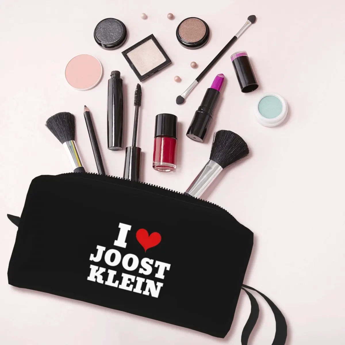 I Love Joost Klein Eurovision 2024 Eropa tas Makeup besar tas kosmetik untuk pria wanita tas perlengkapan mandi aksesoris Organizer