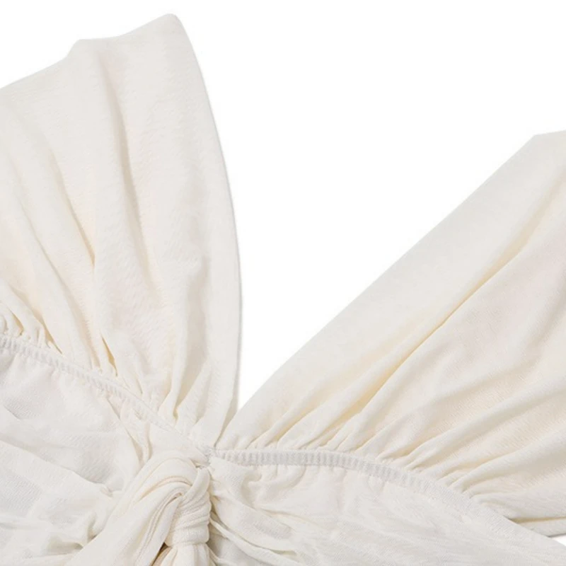 Women's Clothing Autumn Sexy One-word Shoulder French Court Style Temperament Waist Horn Sleeve Dress Niche High Quality Elegant