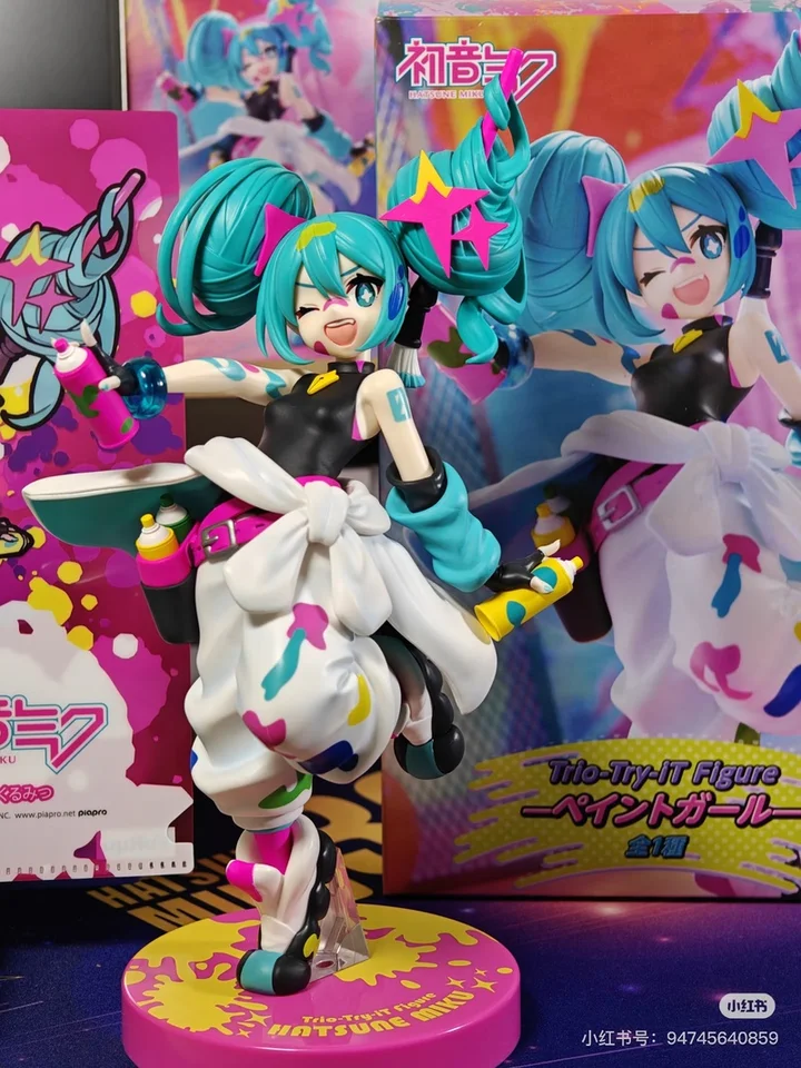 Genuine Furyu Trio-Try-It Hatsune Miku 19cm PVC Anime Figure