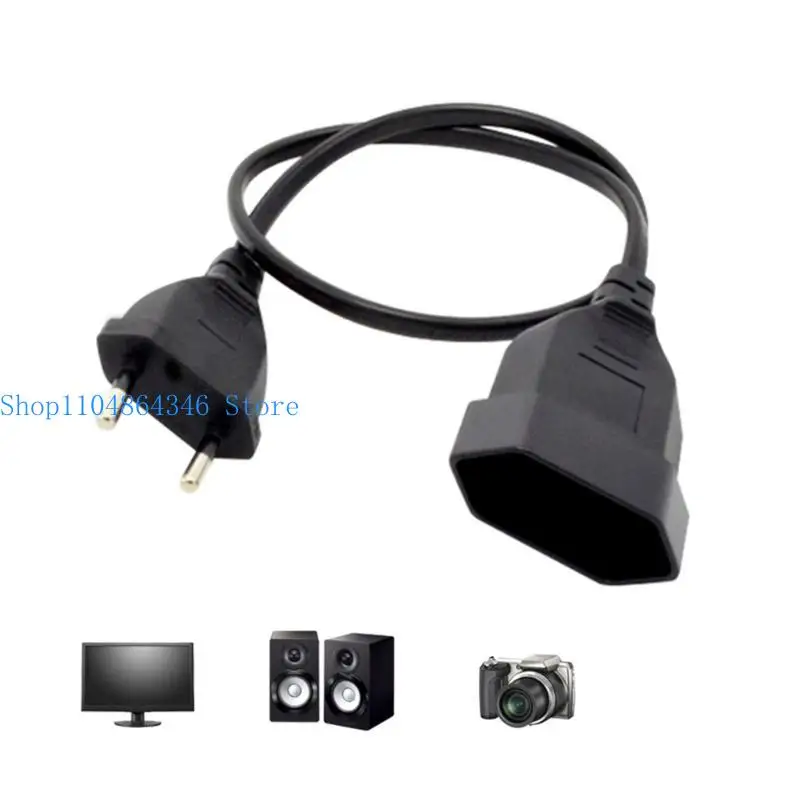 

652F 2pin Male to Female EU4.0mm Power Cord Straight Head to Straight Extension Cable