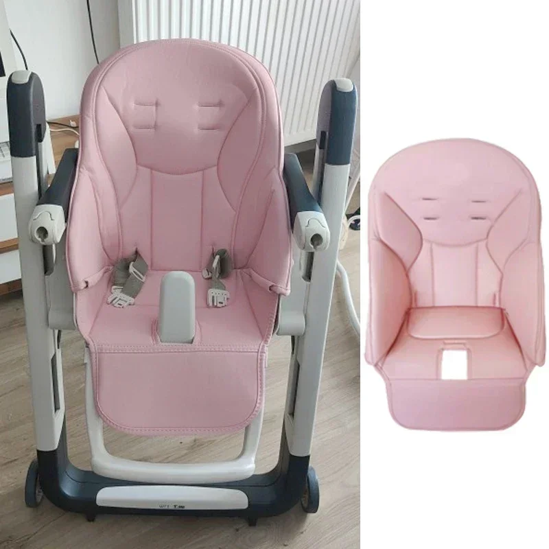 Juste en cuir pour chaise de salle à manger pour bébé, housse en éponge composite PU, housse de coussin, étui de siège de chaise, accessoires de