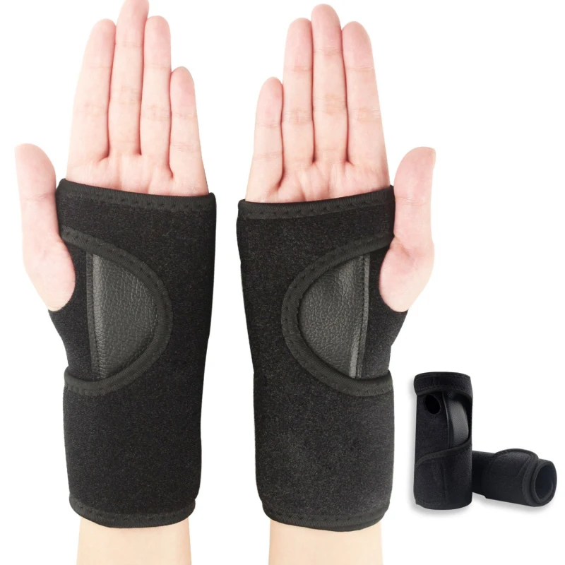 2 Pcs Wrist Brace Carpal Tunnel Night Sleep Support Adjustable Wrist Splint Splints Stabilizer Tendonitis Sprains Pain Relief