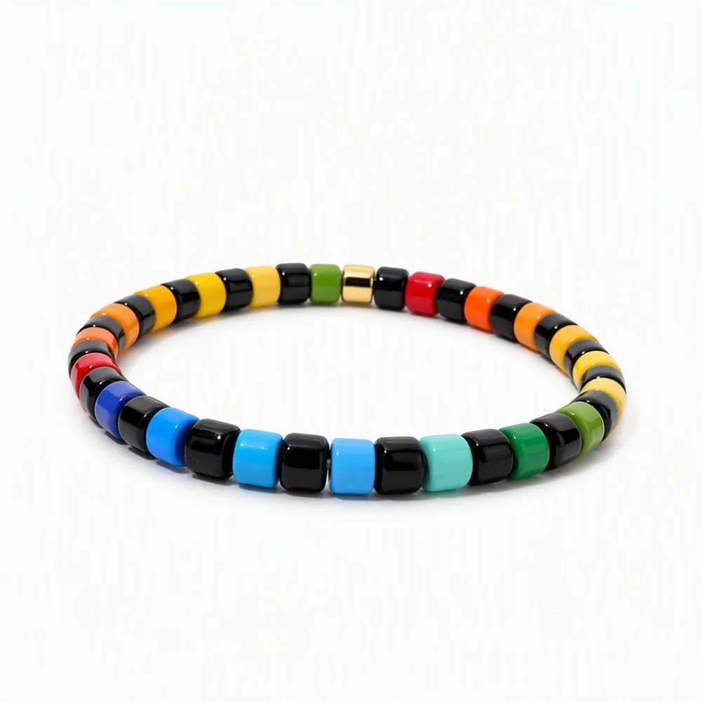 BEUTIFOR 3pcs Layered Black Color Hallow Theme Bracelets Sets Hand Wirst Layer Bangle Accessory
