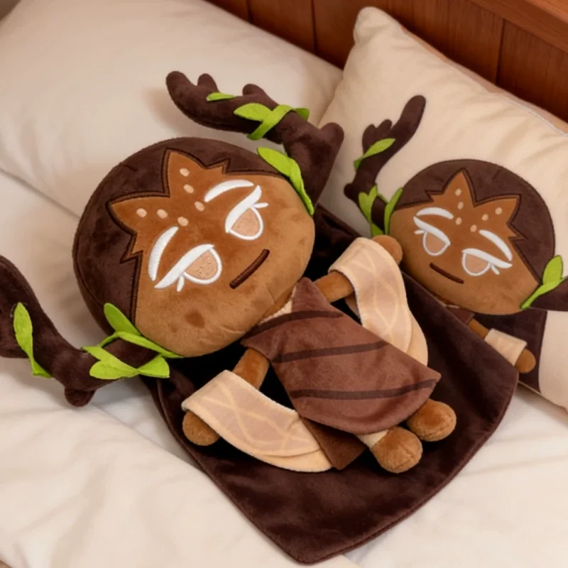 

Biscuit Kingdom Plush Doll Cute Gingerbread Man Biscuit Shaped Plush Doll Desktop Decoration Fan Collection Doll Birthday Gift