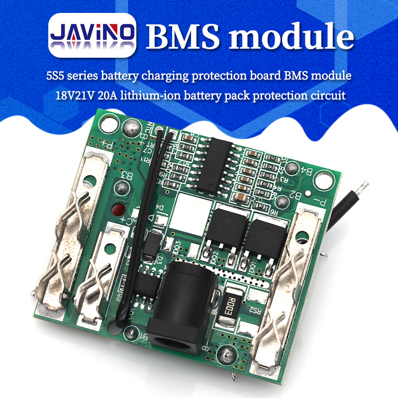  5s Bms 3mos 18650 Drill 18V Lithium Battery Charging 21V PCbA Hand Electric Power Tool Accessories