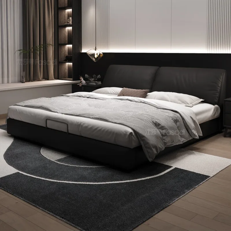 

House Queen Size Bed Frames Black Designs Nordic Luxury Modern Bed Frames Bedroom Double Letto Matrimoniale Home Furniture