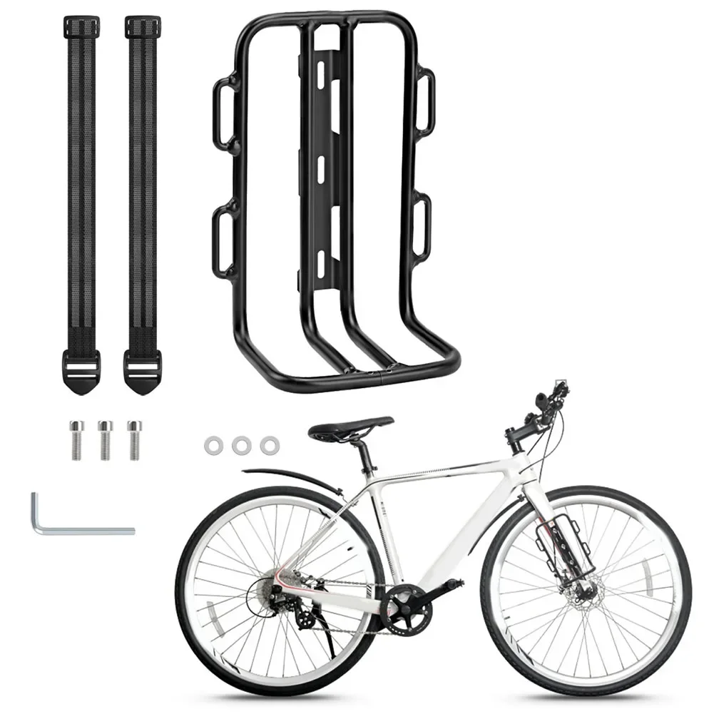 

Outdoor Adventures Bike Rack Carrier Versatile Bike Cargo Rack Quick-Release Mount Simple Installation Sturdy Construction