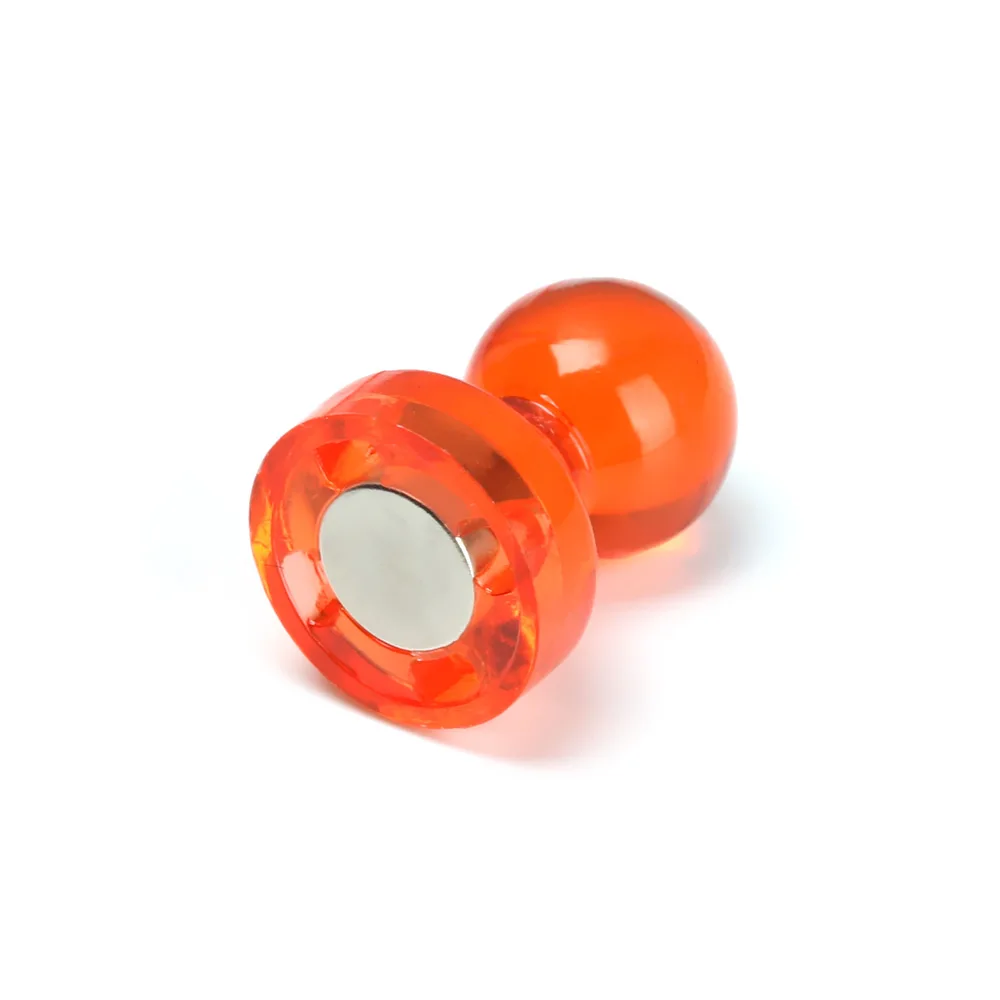 10 Pcs / Set Practical Tools Notice Board Markers Multicolor Magnetic Pushpin Acrylic Fridge Magnets Transparent