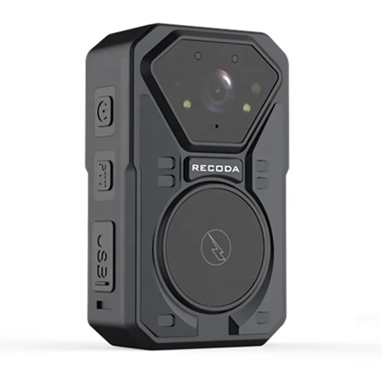 

Персональная защитная камера RECODA 4K 1440P с опциональным Wi-Fi, GPS и сменным аккумулятором