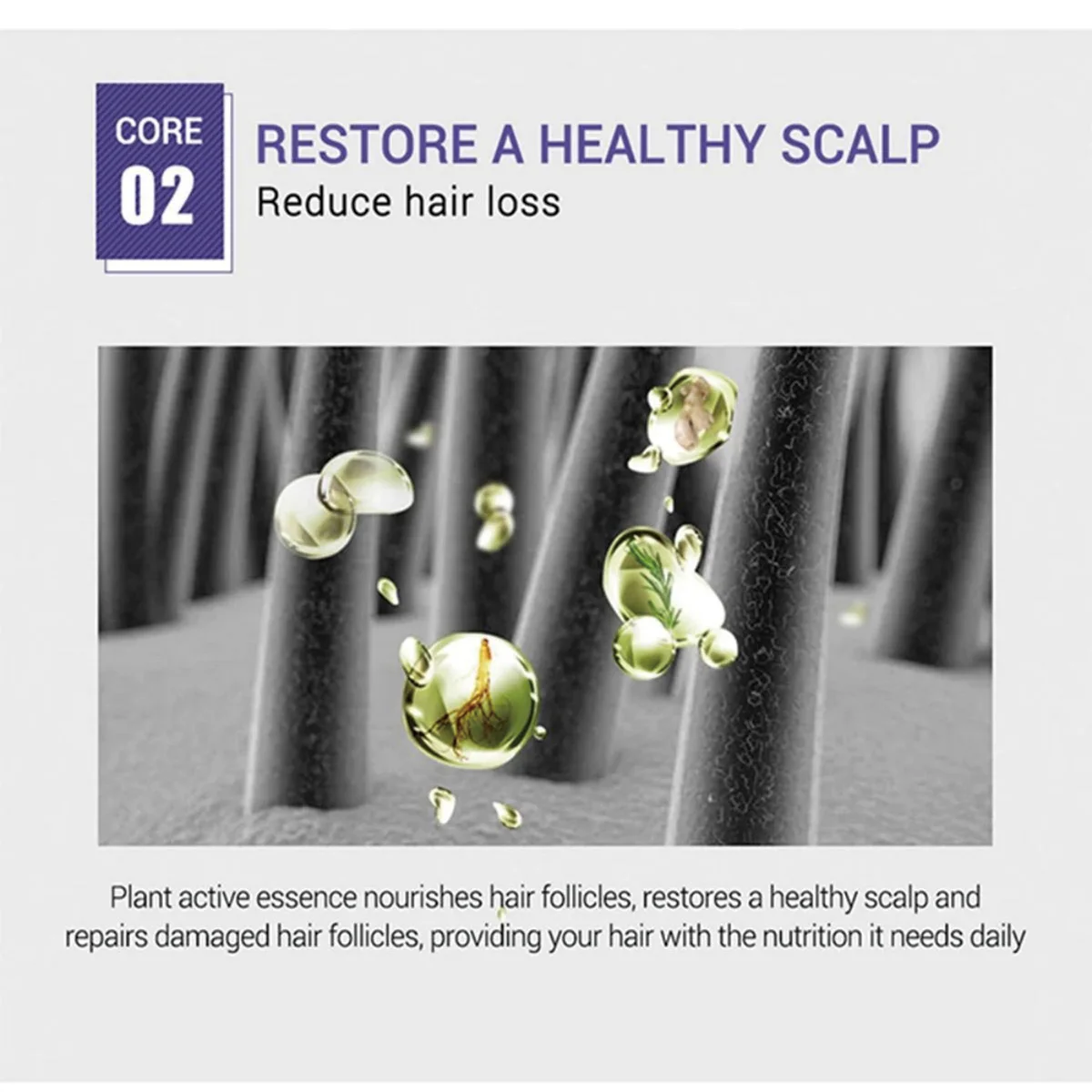 Suavizar o couro cabeludo reparação danificado crescimento do cabelo óleos essenciais essência produtos de cuidados perda de cabelo restaurar cabelo denso mais grosso soro líquido