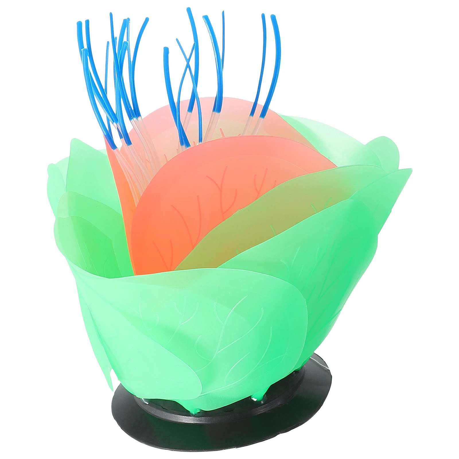 

Fluorescent Flower Decoration Decorations Fake Lotus Statue Lily Aquarium Floating Plants Silica Gel Artificial Flowers Louts