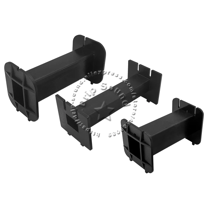 2pcs Square Inductor Winding Frame Amplifier Crossover Bobbin Wire Coil Thickened Inductance Skeleton #Black