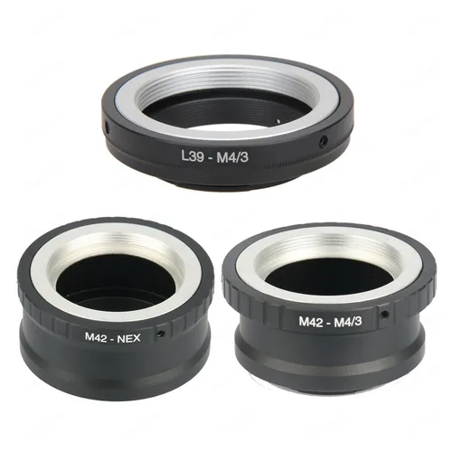 Anillo adaptador de montaje de lente, M42-NEX para lente M42 a SONY NEX E NEX3 NEX5 NEX5N para lente taoptoma M42 y montura Micro 4/3 M4/3