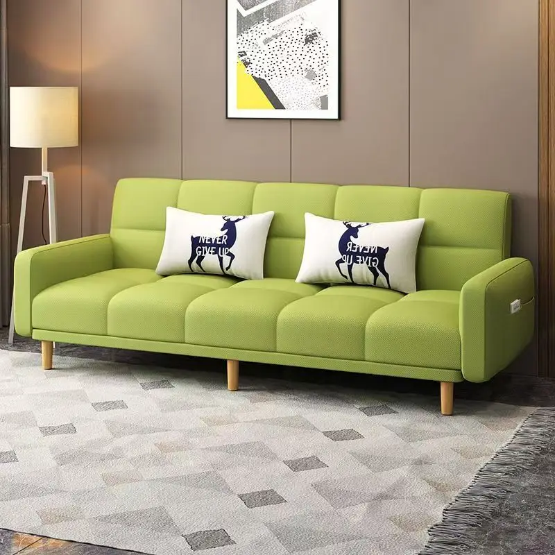 ot-Hot Sale Dual Purpose Sofa Bed Best Double Sleeper Convertible Sofa and Bed Popular Bedroom Sofa Cum Bed With Storage Bag-