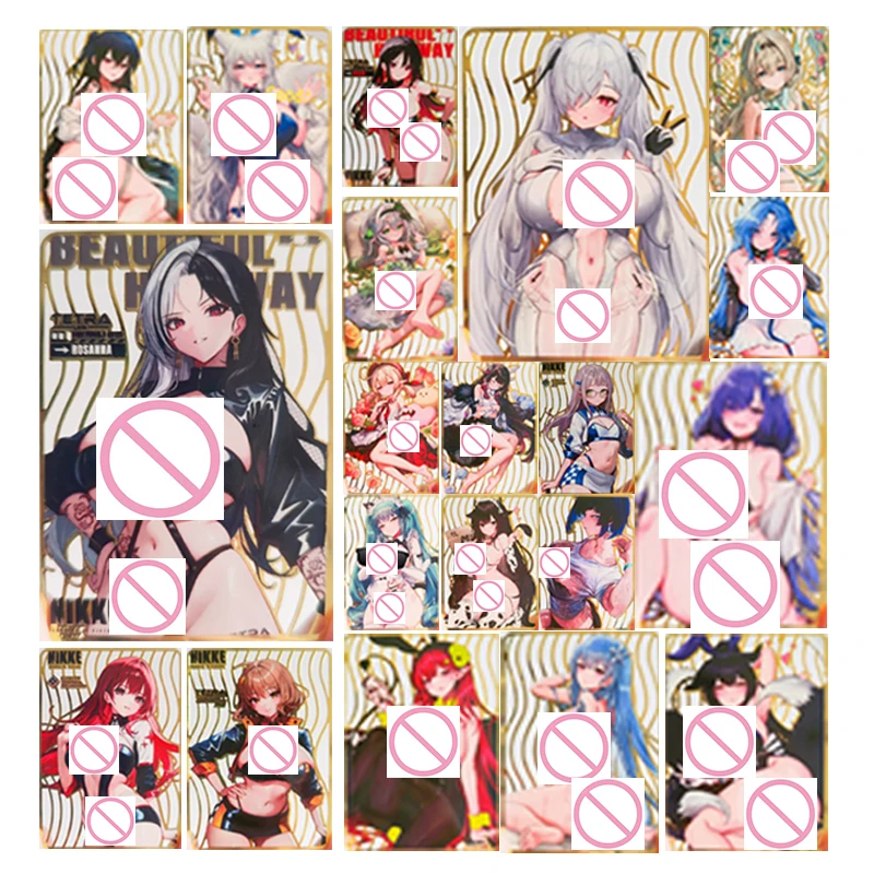 

Аниме История богини Azur Lane Золушка Нахида Nikke Металлические карты Коллекционные карты Рождественский подарок на день рождения Детские игрушки